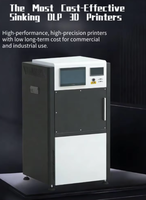 3D  PRINTER  003 Automatically Temperature Control System Installed 3D DLP Top-Down Printer JP200 With Free UV UV Printing Resin